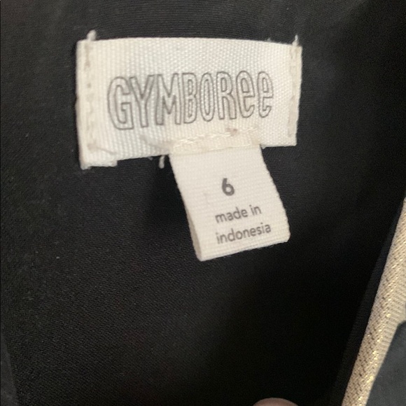 Black Star Print Kids Dress - Picture 2 of 4